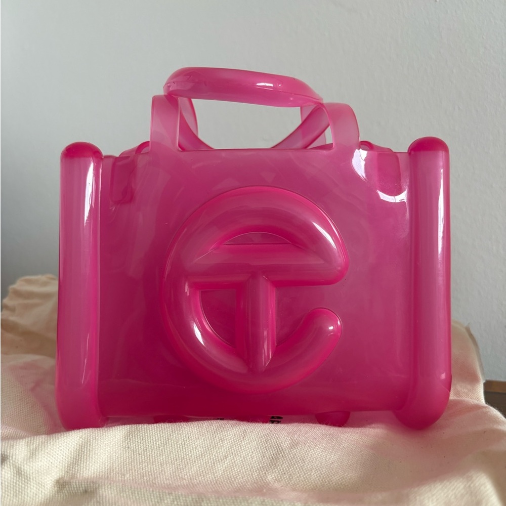 TELFAR x Melissa small shopping bag in pink